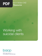 BACP - Working with Suicidal Clients