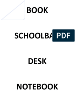 School Items