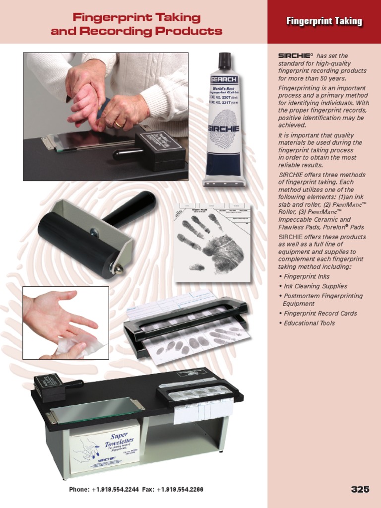 15 Fingerprint Taking 1 | PDF | Fingerprint | Ink