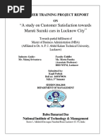 Download A Study on Customer Satisfaction Towards Maruti Suzuki Cars in Lucknow Citygg by Rahul Verma SN371341891 doc pdf