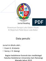 Penentuan Derajat Luka Dalam Visum Et Repertum Pada Kasus Luka Bakar