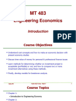 MT483 Chap1 Intro To Engineering Econimics PDF