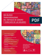 Declogo Transversalidad de Gnero PDF