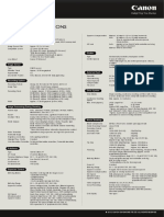 Specifications: © 2012 Canon Singapore Pte Ltd. All Rights Reserved