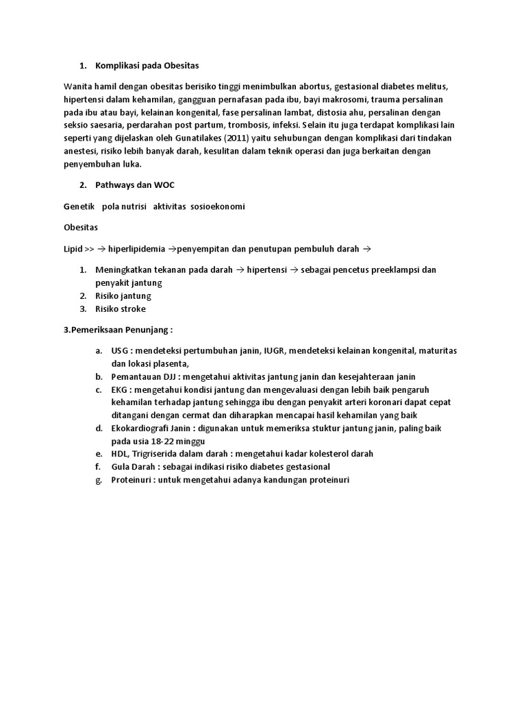 Obesitas Pada Kehamilan