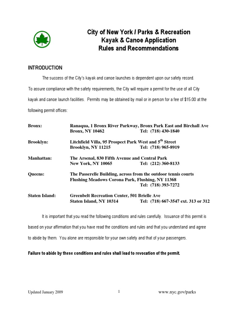 Kayak Launch Permit | Kayak | Boats