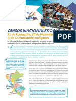 Historia Censos Nacionales Peru