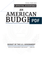 Read President Trump's fiscal year 2019 budget
