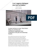 Jean-Luc Lagarce dialogue avec tout le théâtre - Sortir Grand Paris - Télérama