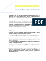 10 Mensajes Que Comunicar Sobre El Racismo y La Discriminación Racial