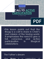 The Call To: Active Participation