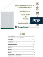 Guía de Matemáticas 4o