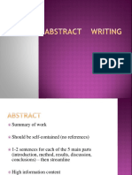 Abstract Writingfk