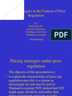 Pricing Strategies in The Context of Price Regulation