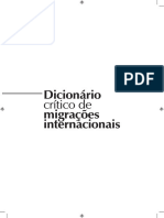 Folha de Rosto e Sumário - Dicionário Crítico de Migrações - v5