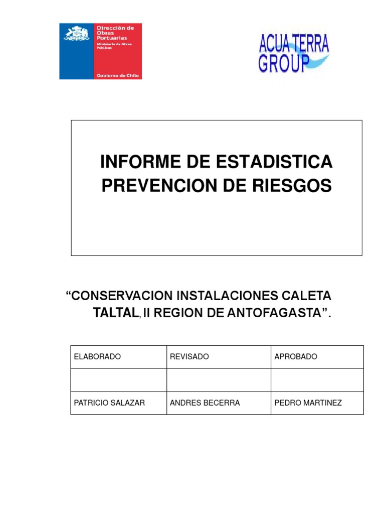 Informe Final de Prevencion de Riesgos | PDF