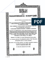 Biblia - Din Vremea Lui Constantin Brancoveanu