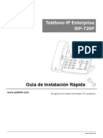 Yealink SIP T20P Quick Installation Guide V70 Spanish