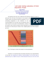 Year Wise Progress of Soil and Water Testing Labortary of Krishi Vigyan Kendra, Kapurthala, Punjab, India