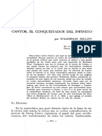 Cantor, El Conquistador Del Infinito PDF