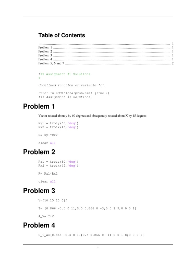 Additional Problems 1 | PDF