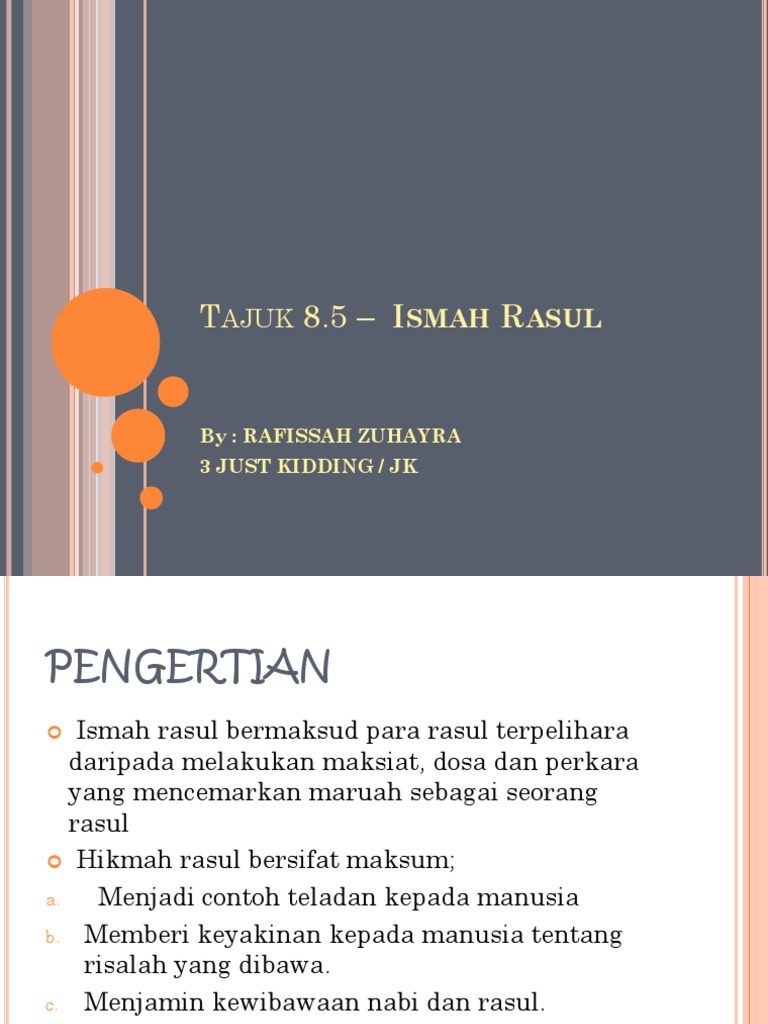 Ismah Rasul | PDF