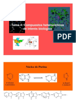 Tema 4 Compuestos Heterocíclicos de Interés Biológico PDF