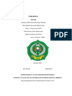 Makalah Parabola Dan Soal Aplikasinya