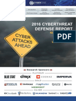 Cyberthreat Defense Report 2016 (CyberEdge)
