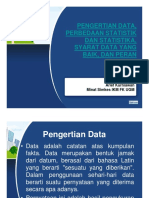 Kuliah 2 Perbedaan Statistik Dan Statistika