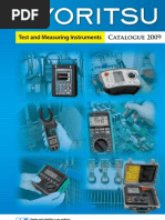 Download Kyoritsu 2009 Full Line Test Equipment Catalogue by Radio Parts SN37139338 doc pdf