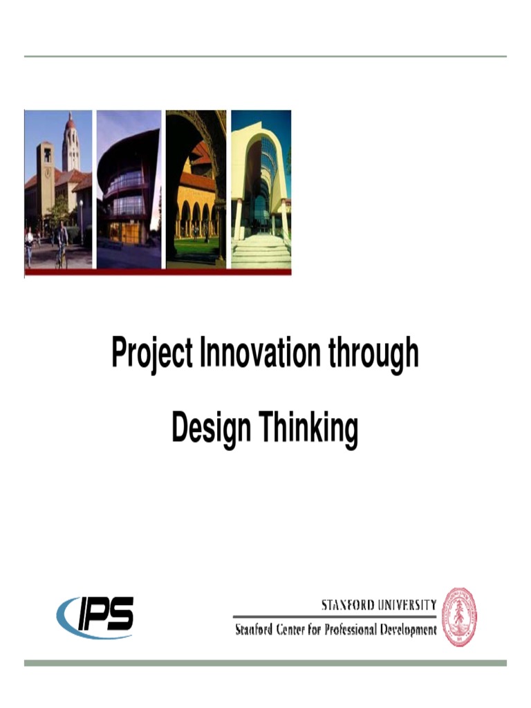 Project Innovation Through Design Thinking Webinar - Handout PDF | PDF ...