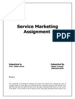 Service Marketing Assignment: Submitted To Submitted by