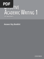 Download Effective Academic Writing 1 Answer Keypdf by mari roxan SN371406830 doc pdf