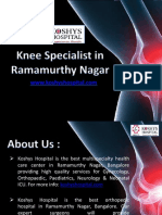 Knee Specialist in Ramamurthy Nagar - Koshys Hospital