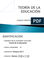 Presentacion Teoria de La Educacion