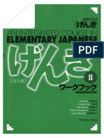 Genki II - Workbook - Elementary Japanese Course