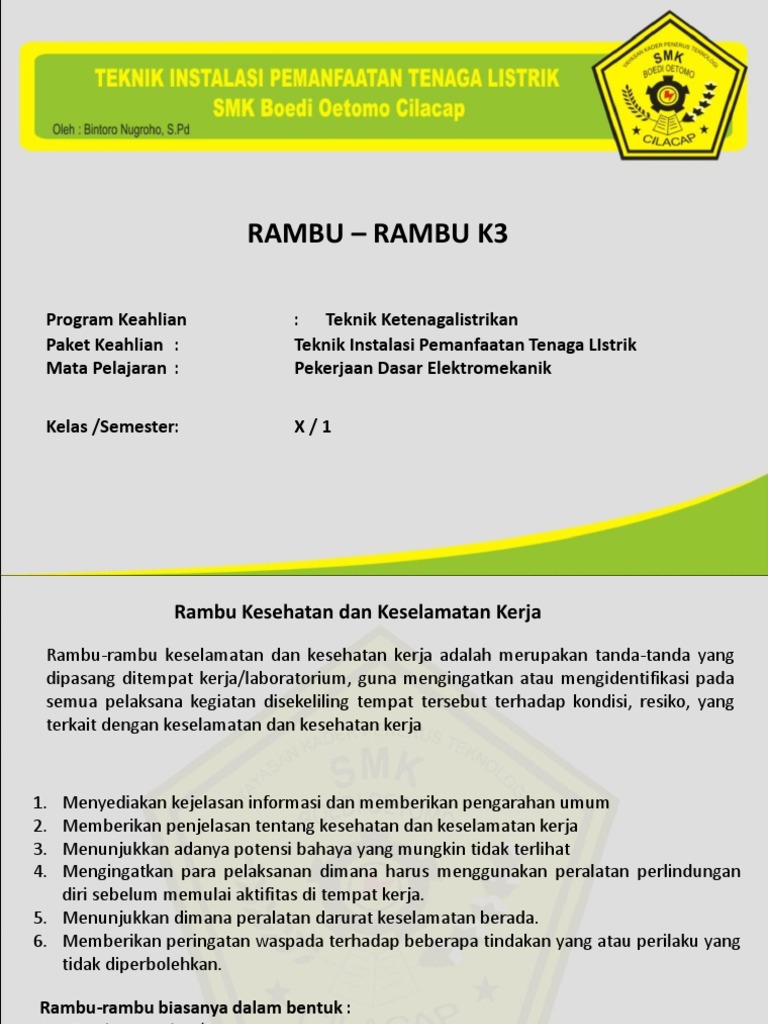 Rambu K3: Warna dan Simbol Keselamatan | PDF | Teknologi & Rekayasa