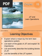 Jit and Lean Operations: Mcgraw-Hill/Irwin