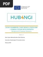 Echo Chambers, Fake News and Populism Consultation - Background Gateway Questions