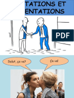 Salutations Et Presentations Comprehension Orale Enseignement Communicatif Des 72966