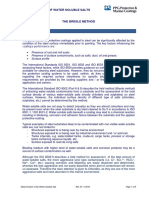 110610 - Water-soluble Salts on Substrate - Bresle Method