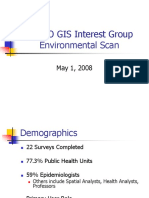 APHEO GIS Interest Group Environmental Scan