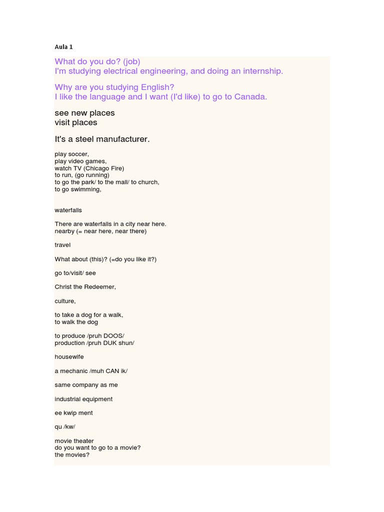 Aula 1 Pdf Games Activities Art