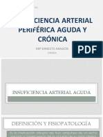 Insuficiencia Arterial Periférica Aguda y Crónica