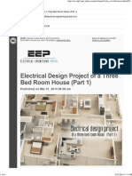 EEP- Electrical Design Project of a Three Bed Room House Part 1