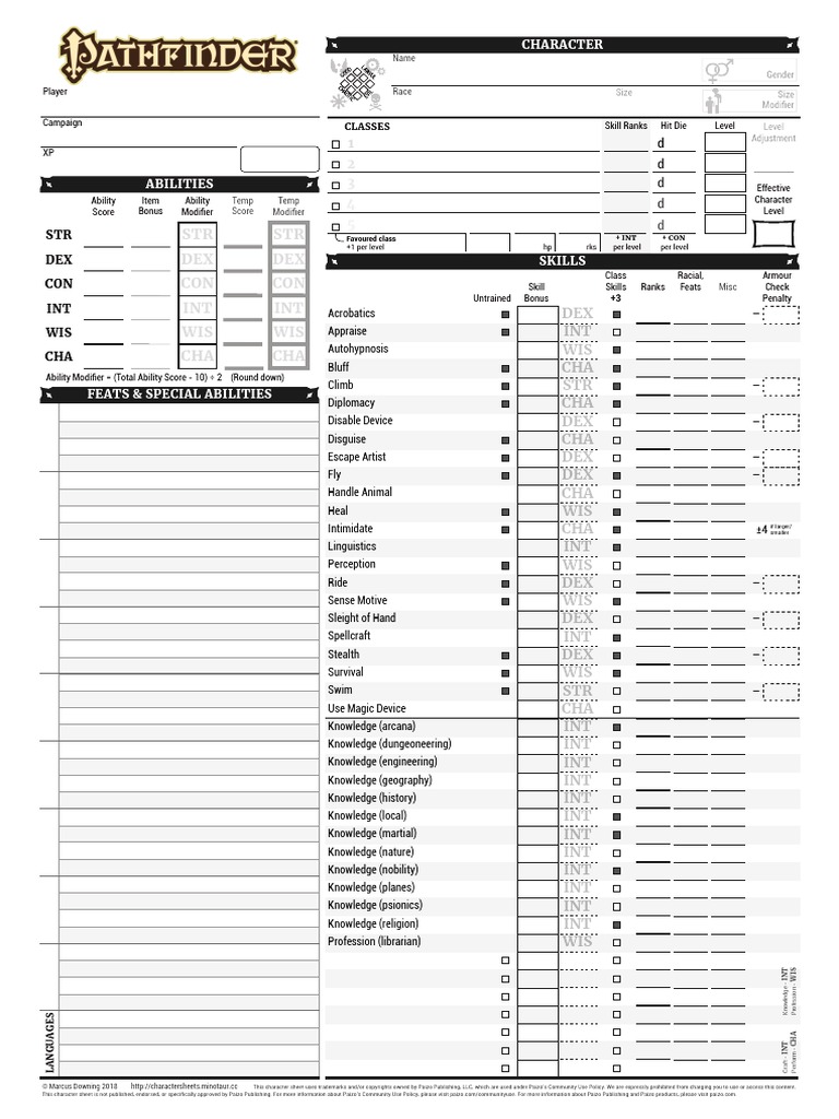STR STR Dex Dex Con Con Int Int Wis Wis Cha Cha | PDF | Leisure