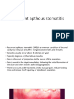 Reccurent Apthous Stomatitis