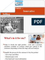 Online Insurance - Innovative Selling