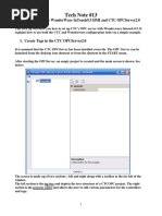 Tech Note #13: Integration of The Wonderware Intouch9.5 Hmi and CTC Opcserver2.0